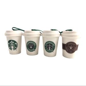 Starbucks 2016 Christmas Ornaments NWT